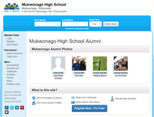 Tablet Screenshot of mukwonagohighschool.org